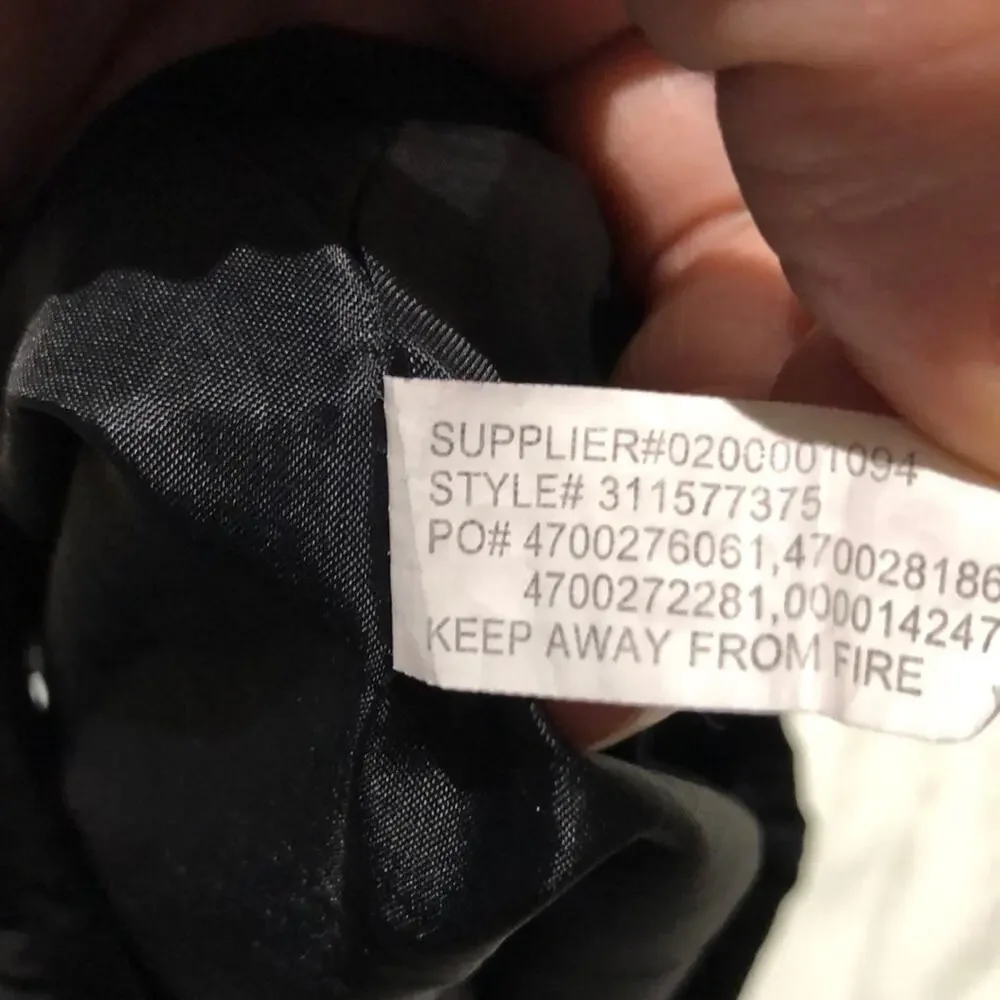Ralph Lauren 3t elastic pulling black skirt nwot